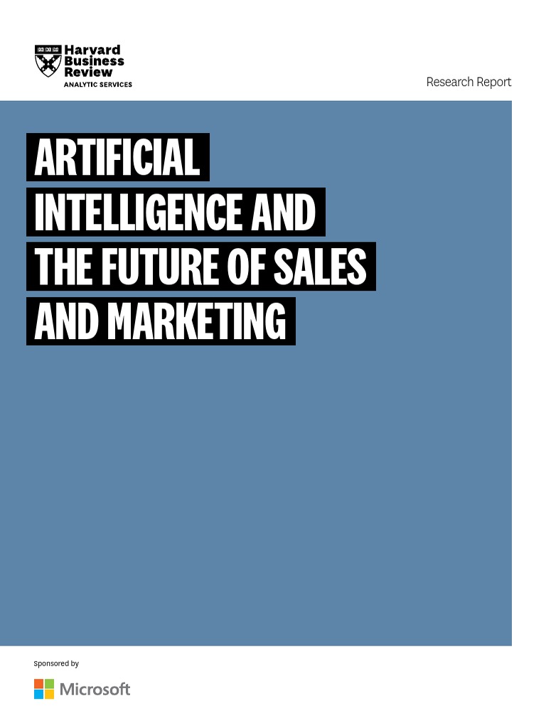 Artificial Intelligence Future of Sales and Marketing | PDF ...