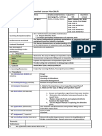 Detailed Lesson Plan (DLP) : Nowledge Kills Ttitude Alues