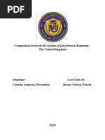 Cosnita Andreea Florentina- Comparison Between the system of government Romania - The United Kingdom.docx