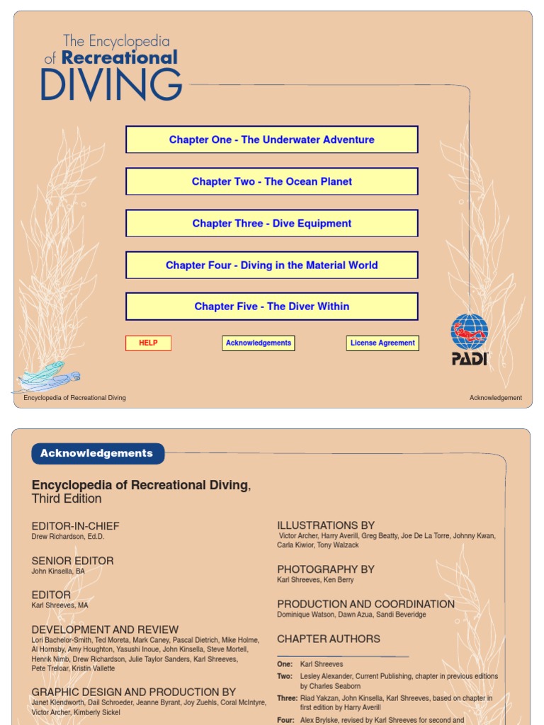 ERD PDF Underwater Diving Physician