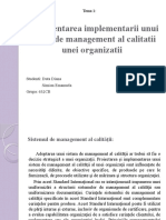 Argumentarea Implementarii Unui Sistem de Management Al Calitatii