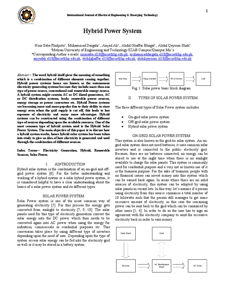 Project Report 101 | PDF | Solar Power | Photovoltaic System