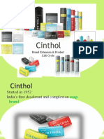 Cinthol's Brand Extension & Product Life Cycle