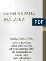 Iman Kepada Malaikat