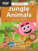 Download Jungle Animals Coloring Book Korkortoon Pdf