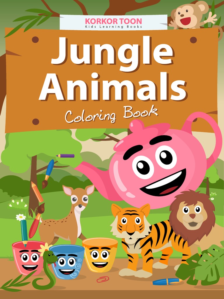 5300 Jungle Animal Coloring Pages Pdf  Latest HD