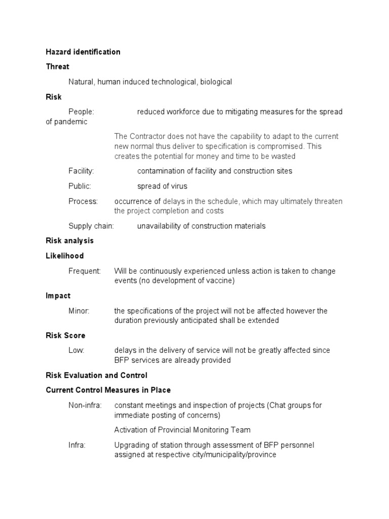Hazard Identification Pdf