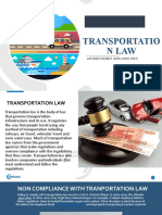 Transportatio N Law: A/P Jinky Rose P. Gino-Gino, PH.D