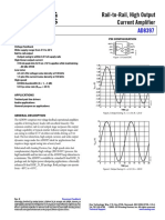 Rail-to-Rail, High Output Current Amplifier: Data Sheet