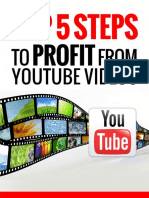 5 Steps To Profit From YouTube