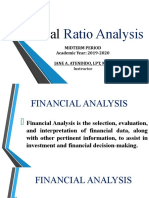 FS Analysis Ratio Analysis