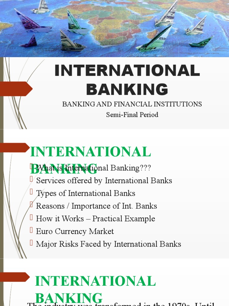 Overview of International Banking Functions | PDF | Banks | Credit