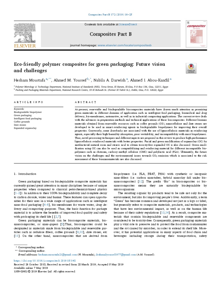 Eco-Friendly Polymer Composites For Green Packaging Future Vision PDF ...