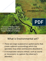 ART and The Environment: A Picture of Hudson River Greenway Development and Tongas Rainforest in Alaska