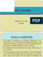 Basel Norms: Smruthy Jacob S3 Mba