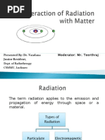 Interaction of Radiation