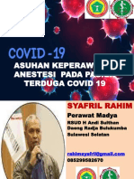 Asuhan Keperawatan Anastesi Covid 19