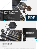 Pedraplen, Afirmado, Base y Subbase PDF