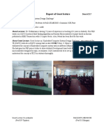 One Page Report of Guest Lecture
