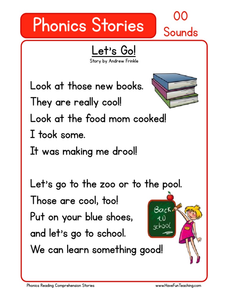 oo sounds phonics stories pdf