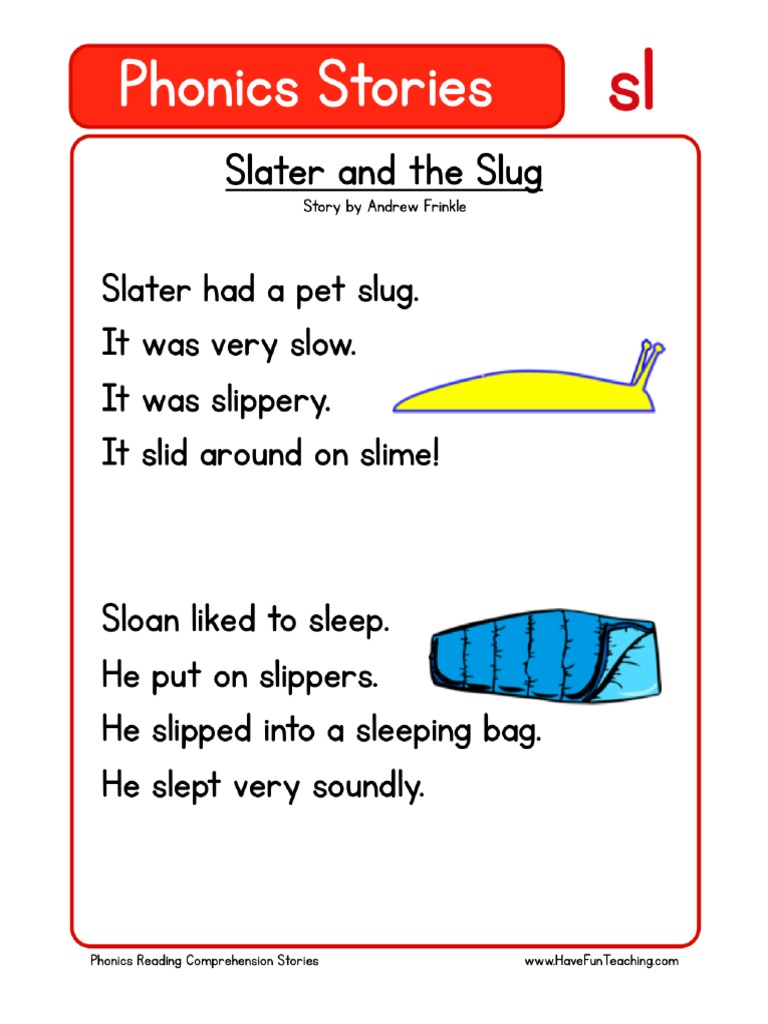 SL-sounds - Phonics Stories | PDF