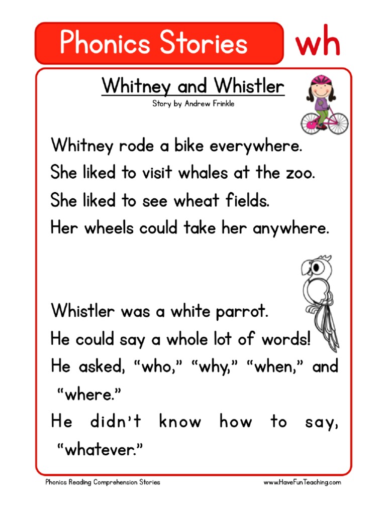 WHsounds Phonics Stories
