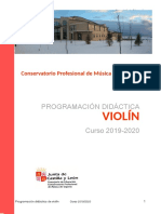 Prog. Violin 2019 - 2020 PDF