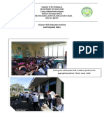 Philippines school earthquake drill evacuation mobility monitoring