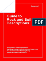 Guide To Rock and Soil Descriptions: Geoguide 3