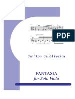 Fantasia para Viola Jailton de Oliveira PDF