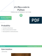 Foundations of Probability in Python