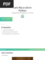 Foundations of Probability in Python