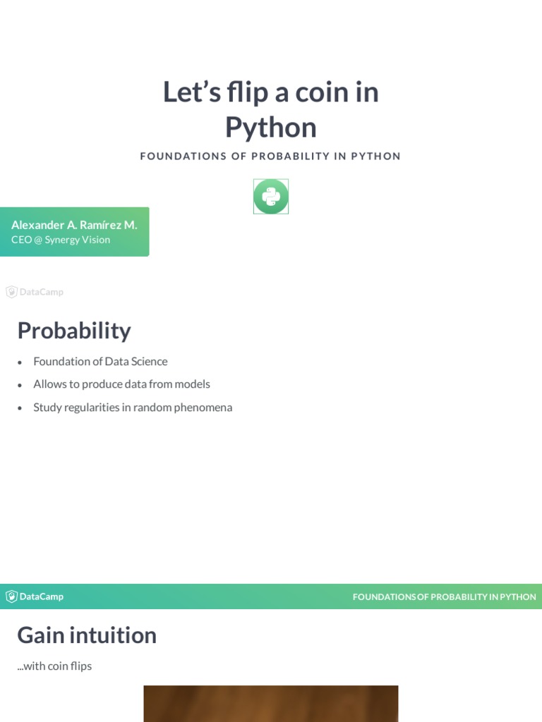 Foundations of Probability in Python | Download Free PDF | Expected ...
