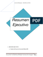 Resumen Ejecutivo: Universidad Nacional de Moquegua - Sede Mariscal Nieto