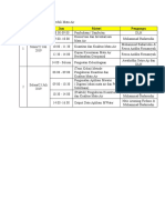 Jadwal Materi Komunitas Peduli Mata Air Edit