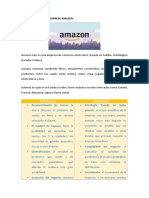 Análisis DOFA de La Empresa Amazon