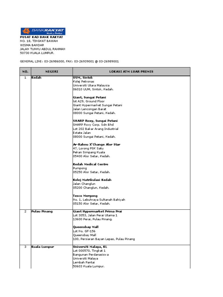 Brcc List Of Branch New Updated Pdf
