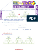 Pirámide Numérica para Cuarto Grado de Primaria