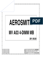 Aerosmith MV A03 4-DIMM MB Drawing and Specifications