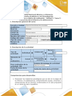 Guía de Actividades y Rúbrica de Evaluación. Tarea 2 - Trastornos de La Infancia y La Adolescencia