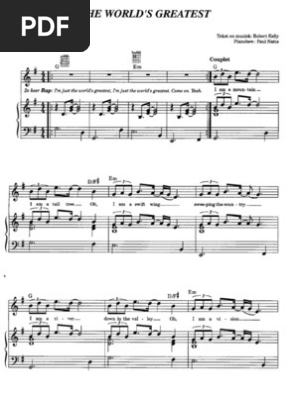 R. Kelly The R.in R&B Collection ピアノ　楽譜 R Kelly The Worlds Greatest Piano Sheet Music | PDF