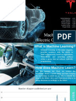 Machine Learning (Electric Car) - : Tesla