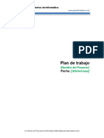 PMOInformatica Modelo de plan de trabajo - Organizacional.doc