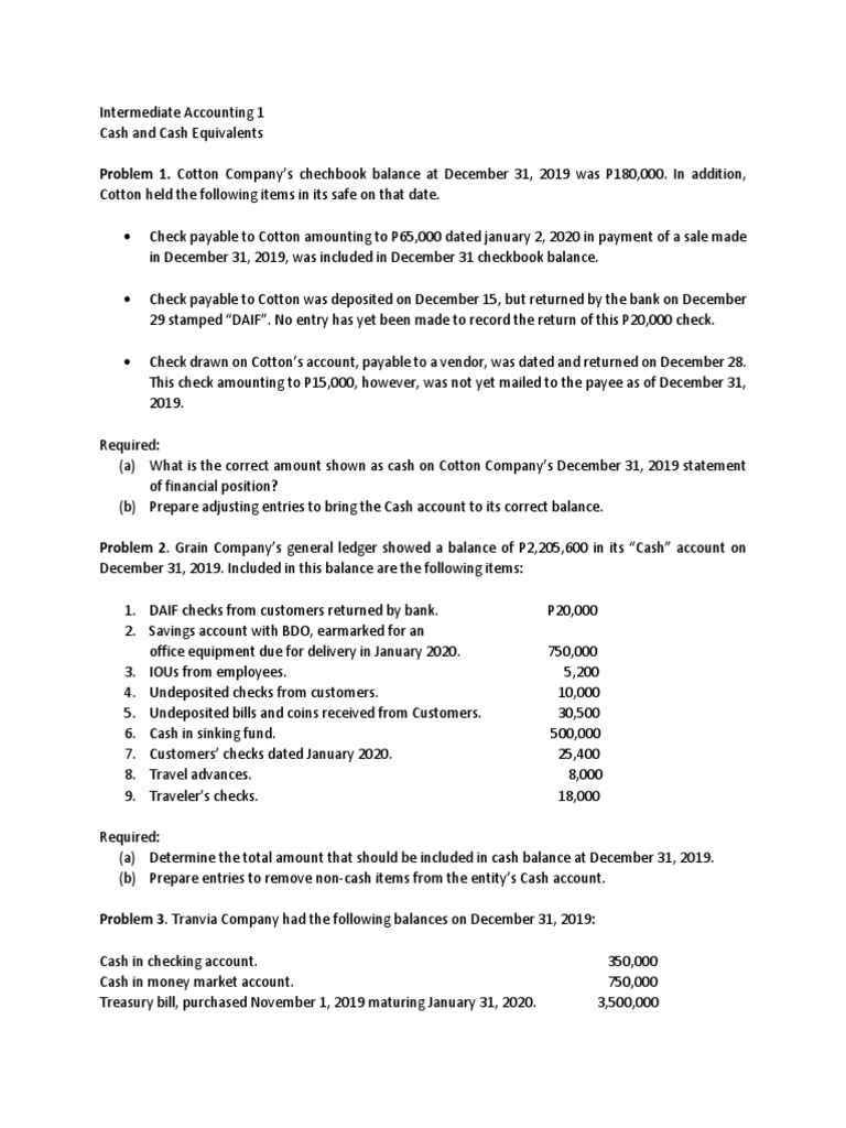 Chapter 1 Cash and Cash Equivalent01.pdf Cheque Cash And Cash