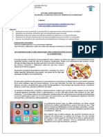 Alimentación saludable y ejercicio en cuarentena