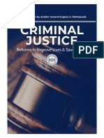 Criminal Justice: Reforms To Improve Lives and Save Money