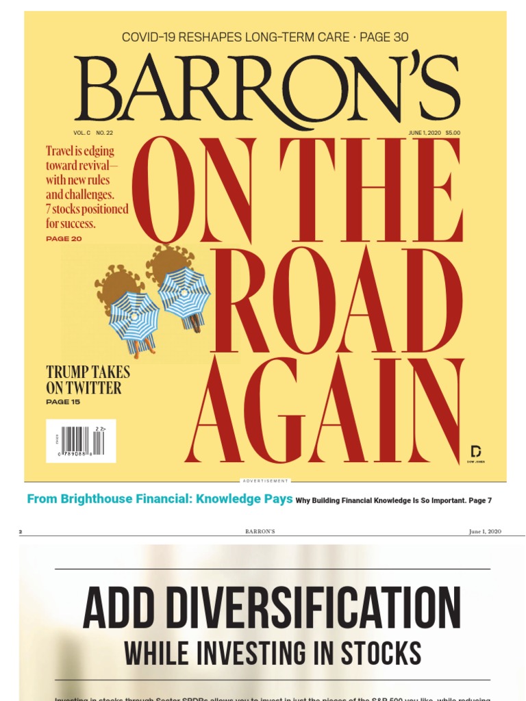 Barron 39 S 01 June Pdf Exchange Traded Fund Stock Market Index