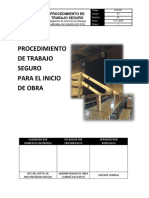 PTS 001 - Inicio de Obra PDF