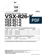 Pioneer vsx-826-k vsx-821 vsx-521 vsx-421 rrv4183 PDF
