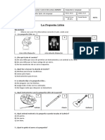 Control de Lectura N°1 - La Pequeña Lilén - Marzo